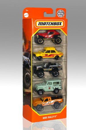 5'li Araba Seti C1817 Mbx Rally Iı Matchbox5X-D - 1