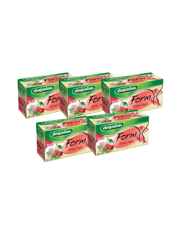 5li Set Halal Doğadan Form Kersen Steel Kiraz Sapı - Halal