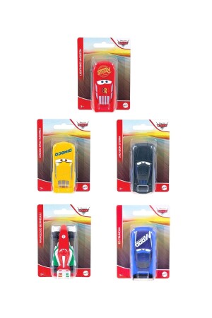 5'li Set Orjinal Lisanslı Mattel Disney Arabalar Şimşek Mcqueen 5li Orijinal Oyuncak Araba Seti Mattel Lightning McQueen Set - 1