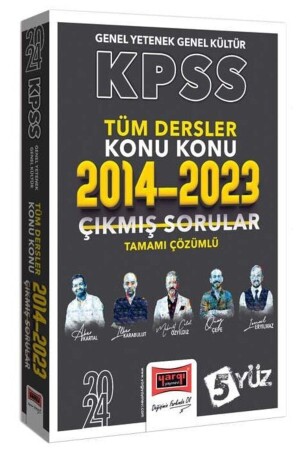 5Yüz GK-GY Tüm Dersler Tamamı Çözümlü Son 10 Yıl Konu Konu Çıkmış Sorular (2014-2023) - 2