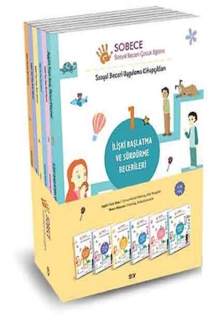 المهارات الاجتماعية-المحلية التعليم الأطفال مجموعة 6 مجموعة الكتب 0001806570001 - Say Yayınları