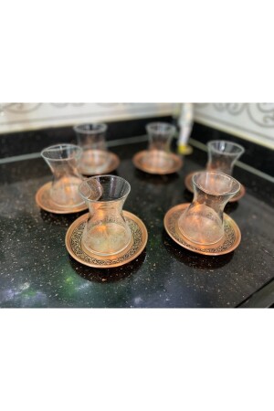 مكنز-غازيانتيب مسوّة طبق الشاي المصنوع يدوياً 6 في 1. - DMT COPPER HOME