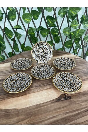 نمط منز ليبارد 6 قطع صوص الشاي 12.5 سم نمط منز ليبارد 6 صوص الشاي 12.5 سم - GÜRCÜGLASS