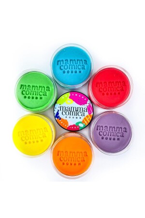 مجموعة من خُبز اللعب الطبيعي من 6 - 130 جرام - Mammacomicadough