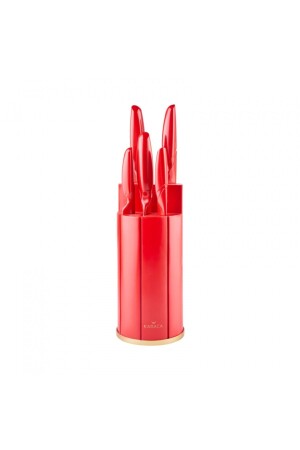 (منيز-ريترو) أحمر 6 قطع السكين مجموعة 153 03. 06. 1749 - Karaca