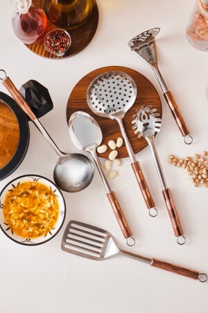 (مينز نوفا) النحاس 6 قطع مجموعة خدمة 153. 03. 06. 7739-1 - Karaca