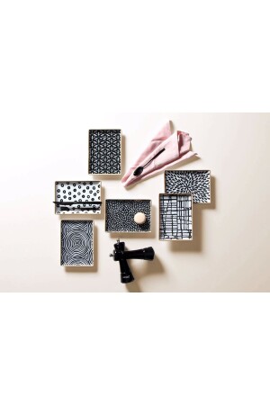 مـنـز-فـراكتـال 6 قطع كيك سـيت 18 × 13 سم 04por034373 04POR034373 - Porland