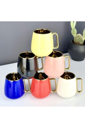 مجموعة ملونة من 6 ذهب 180 مل مكياج البورتسلاين 12154 - ACAR