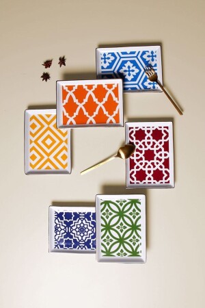 المملكة العربية المتحدة المغربية مجموعة كعكة 6 قطع 18x13 سم TYC00564387652 - Porland