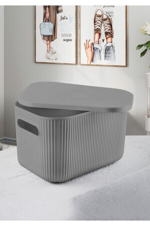 صندوق منظمة متعددة الأغراض مع غطاء - صندوق مجوهرات تجميل حمام المطبخ منظمة الأنتراكيت 6. 2 لتر Org-2026 - Homing