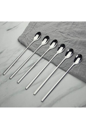 مجموعة من 6 ملعقة طويلة ملعقة حلوى كوكتيل 20 سم CELK424 - Bremen Home