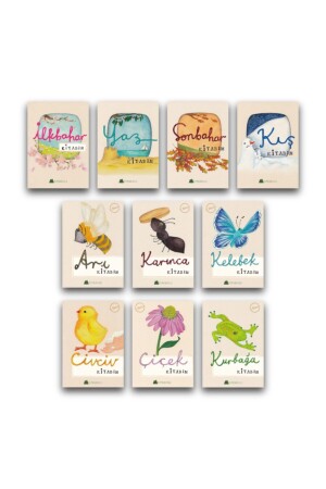 الموسم و الطبيعة (مجموعة 6 شهور - 3 سنوات) 10 كتب 10300000 - Kumdan Kale Yayınları