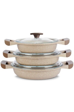 مجموعة من 6 قطع من غرانيت غانطة مجموعة من 3 علب غرانيت - Thermoad