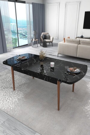 طاولة الطعام من الخشب طاولة الزبدة طاولة مُمتدة لـ 6 أشخاص 301005 - Renlife