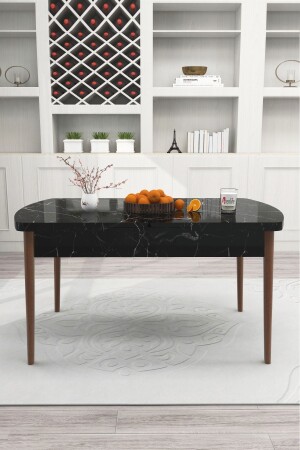 طاولة الطعام من الخشب طاولة الزبدة طاولة مُمتدة لـ 6 أشخاص 301006 - Renlife