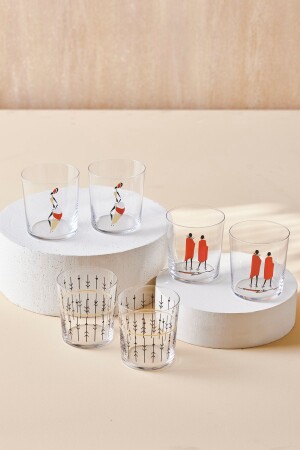 مجموعة من 6 كوبات ماء 350 ملي 153 - Karaca