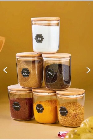 ميزد-6-قطعة ميكا قطعة وعاء العقاقير مع غطاء خشبي 400 مل لقطة عبارة عن وعاء أكريليك مقاوم للتسرب مجموعة DML400 - FBZhome