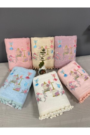 قفص الطيور من قفص الطيور من الخشية الخشية القطن المزخرفة مجموعة من 6 50x90 من اليدين والوجوه من الماسحات الخشية - AYHANHOME