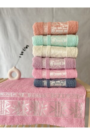 مجموعة من 6 أدوات من اليد والوجههم من الخيزرانة الماسحونة 50x90 كاميزامبو - KAMİZ