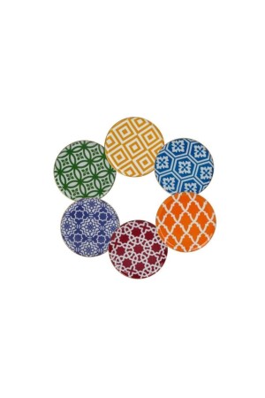 المملكة العربية المتحدة المغربية 6 ألوان 6 قطع كعك 20 سم PRL103 - Porland