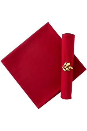 مجموعة من 6 نابكينات طاولة من ملابس عيد الميلاد الحمراء (6 قطع 40 × 40 سم) BCNP6L101 - Bc Home