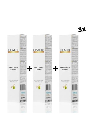 6-68 Samtbraun, 3er-Pack Creme, Tubenfarbe 60 ml. - 2