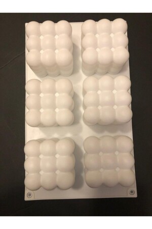 قماش شمعة من قنبلة السيليكون 6 قطع 8012 - Genel Markalar