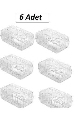 6 Adet Erkek Ayakkabı Kutusu - Saklama Kutusu Ayakkabı Düzenleyici - 1