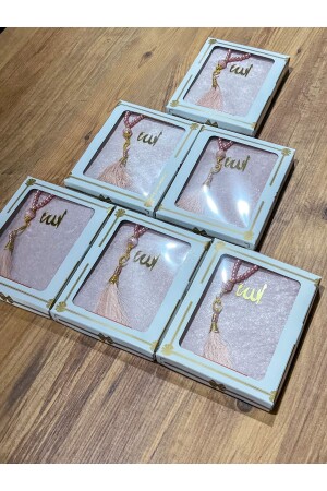 6 Adet Hediyelik Çeyizlik Kutulu Yasin Cüzü Ve Tesbih Setimiz - Ayhanhome