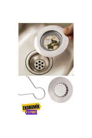 6 Adet Nocta Kilitlemeli Lavabo Süzgeci 716325 TYC00708824482 - Transformacion