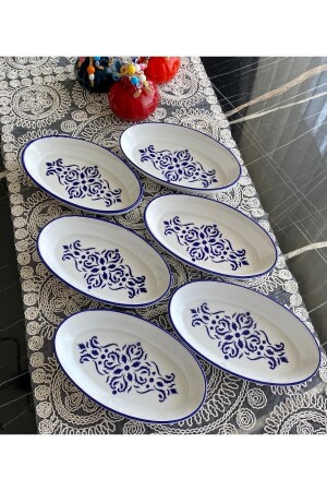 مجموعة النموذجية من 6 أطباق صغار وجبة الإفطار البيضاء - Areyma