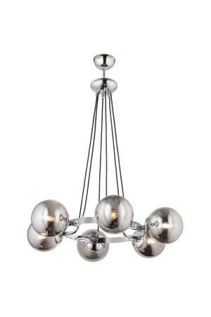 مـنـز-غياشيـولو مصباح عجلة ديكوراتيف شـانديليـر 6 قطع كروم ARZ124-21-06 - LampaLuce