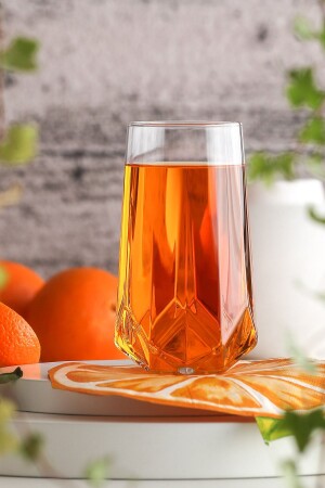 كوب من النبيذ المُشربة المُسطرة من 6 قطع - Lav