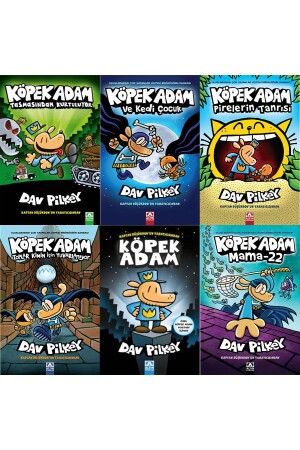 6 BÜCHER SET DOGMAN-REIHE VON DAV PILKEY - 1