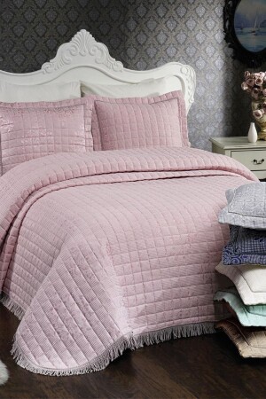 مـنـز جوليـت غطاء سريري مزدوج 6 ألوان - Çeyiz Diyarı