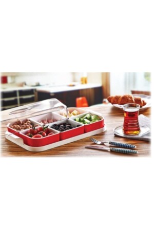 مجموعة من الافطار من 6 قطع مع غطاء DC-550 - PlastArt