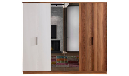 (منز نيويورك) 6 أبواب خزانة الملابس - Cadde Yıldız