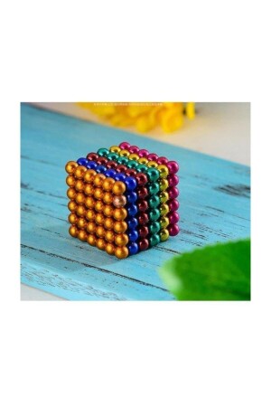 6 Farben 216 Stück Neocube Neodym-Magnetwürfel Magische Magnetkugeln Magnet Marmor 5 mm - 4