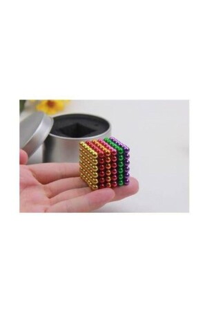 6 Farben 5 mm 216 Stück Neocube Neodym-Magnetwürfel Magische Magnetkugeln Magnetischer Marmor CNG30 - 5