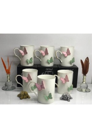 مجموعة من 6 قوارب من الفراشة GZN252 - Genel Markalar