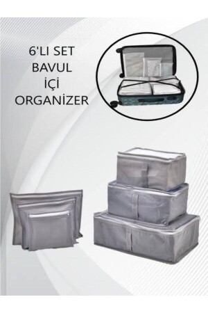 مجموعة من الحقائب المُنظمة من 6 قطع - مجموعة من حقائب الأمومة - Hersteller