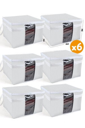 م.ن.ز-6 قطع - ملابس سترة نافذة Hurcu 45 X 40 X 30 سم - رمادي مشري EST5668667 - ESTİ