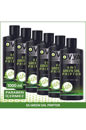 6 In 1 Green Shl Priptor Anti Cellulite G5 Massageöl 6x1000 ml - 1