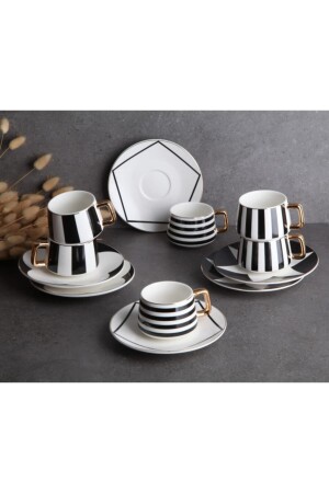 مجموعة من كوبات من 6 قطع من النحاس - GÖNÜL