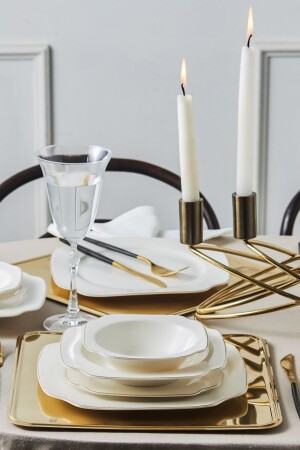 (م.ن.ز-جان) ، عشاء من الفورسلين لـ6 أشخاص - Karaca