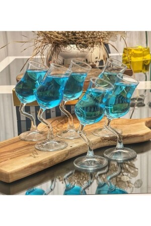 6 Lı Bardak Eğik Grappa dny0002 - Paşabahçe