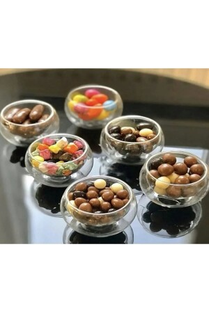 MNZ-6- Piece Double Walled Mini Sauce Bowl، دراجي، تركي ديليت، كأس العشاء TYC00486511564 - M Mimoza Park