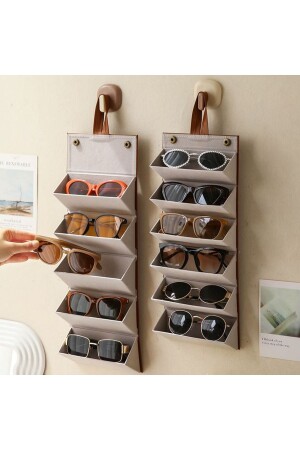 كيس نقلي ومتخزين من الجلد من 6 قطع من الجلد المصنوعة يدويا LRK0006 - Look Rich