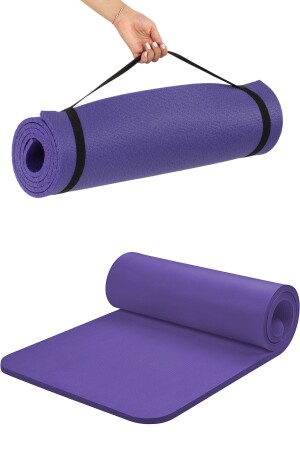 6 mm Pilates-Matte. Pilates-Matte mit Tragegurt - 1