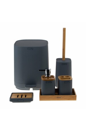 أسلحة حمام من 6 قطع من الاكريليك من الـ MNZ مع غطاء بانبوذ مربع - AROW